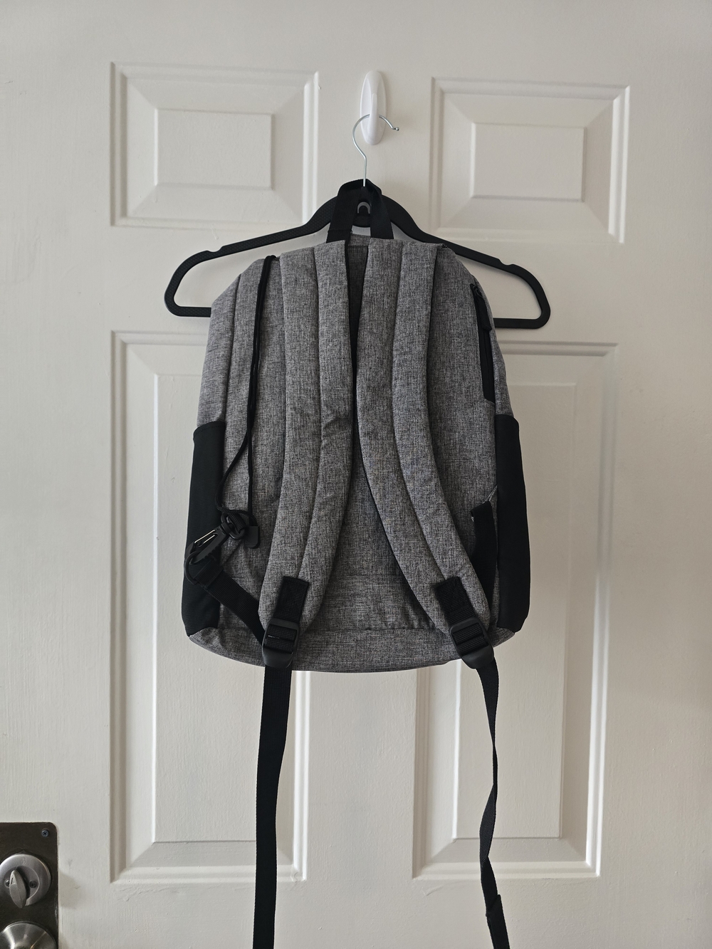 Drawstring Backpack Heathered Gray - Picture 6 of 9